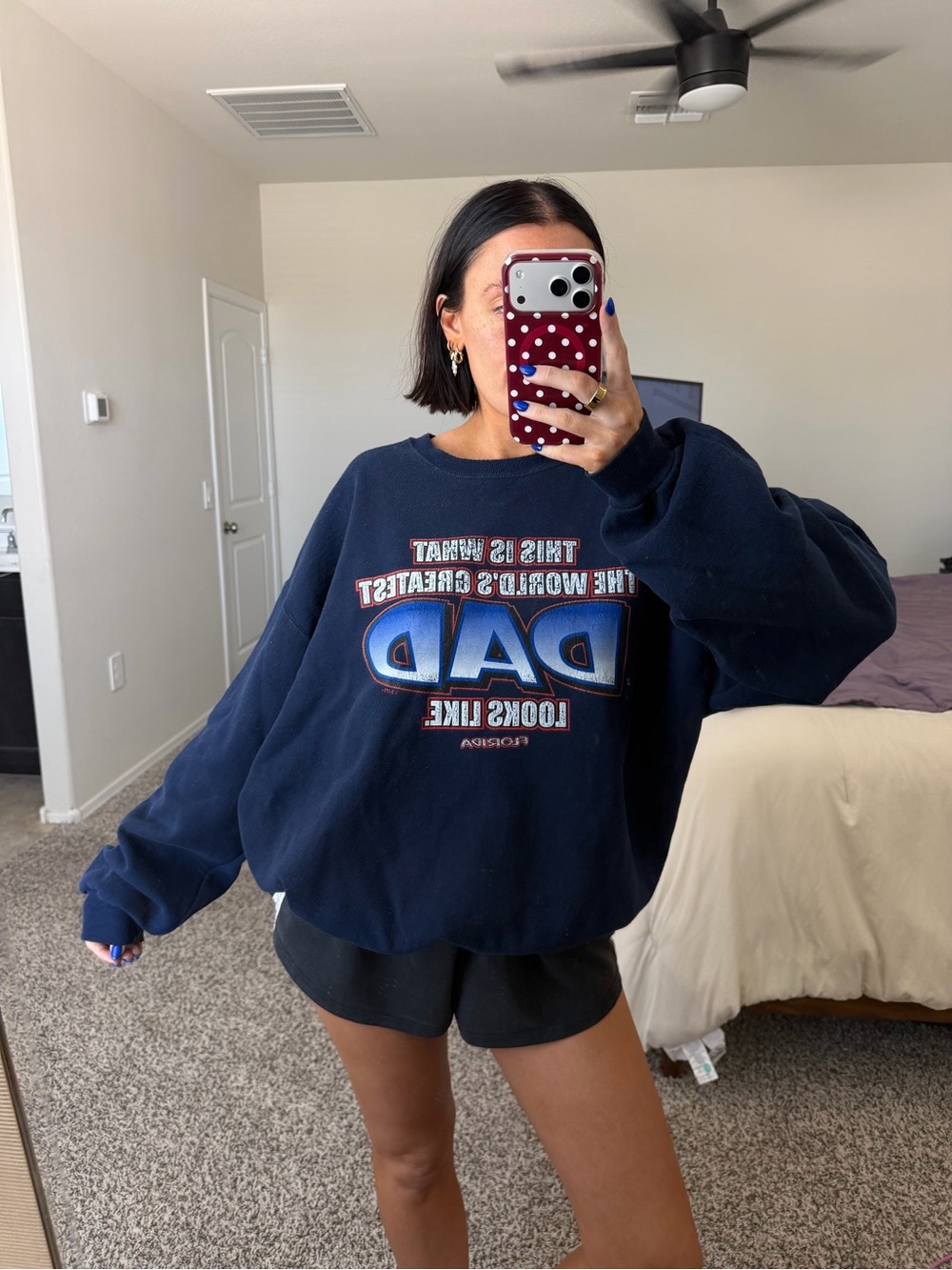 Vintage Worlds greatest dad crew neck